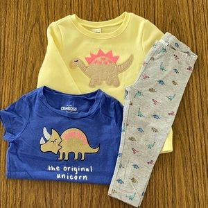 3 pc Dinosaur Outfit